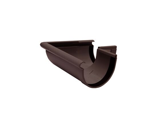 External gutter corner RainWay 90° 130 mm brown