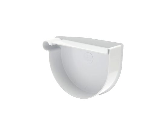 Funnel cap left RainWay 130 mm white