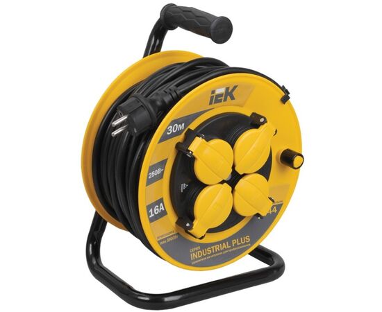 Катушка с кабелем IEK Industrial plus 2Р+PЕ 3х1.5мм2