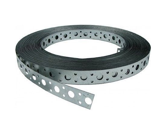 Perforated straight tape Tech-Krep 20x0.55 mm 25 m