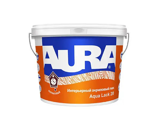 Water based varnish Eskaro Aura Aqua Lack 20 2.5 l
