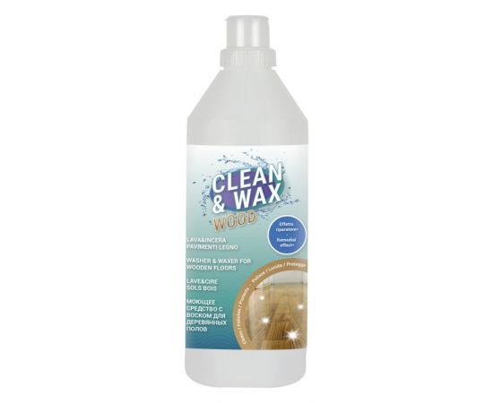 Detergent with wax for wooden floors Fra-ber Clean & Wax Wood 1 l