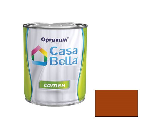 ემალი ზეთოვანი სატინი მუქი ყავისფერი CASA BELLA 0.7 ლ