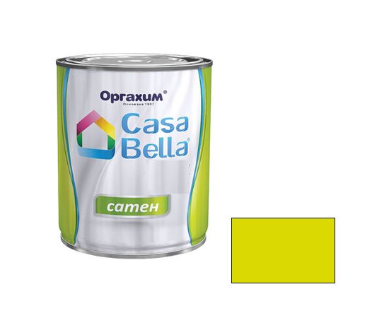 ემალი ზეთოვანი სატინი მუქი ყვითელი CASA BELLA 0.7 ლ