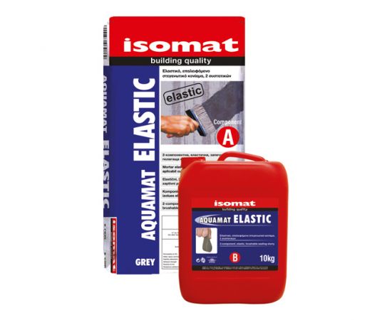 Waterproofing for basements Isomat Aquamat-Elastic grey 35 kg