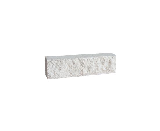 Travertine facing tile Bedegi 15x4x3 cm white