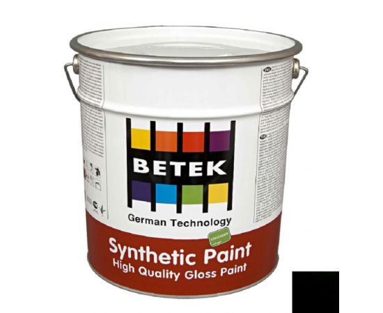 საღებავი Betek Synthetic Paint 0.75 ლ 25 შავი