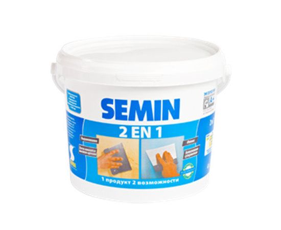 Шпаклевка универсальная Semin 2 EN 1 / 2 В 1  16 кг