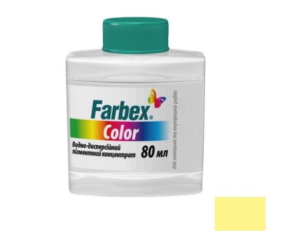 Пигментный концентрат Farbex Color 80 мл лимонный
