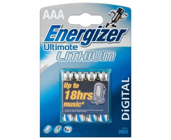 Батарейка Energizer AAA Ultimate Lithium 4 шт