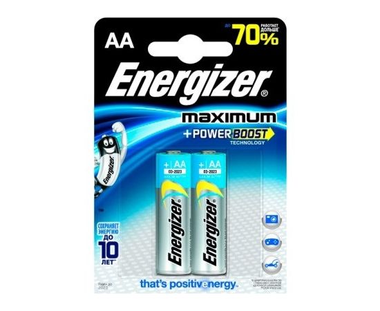 ელემენტი Energizer Maximum AA Alkaline 2 ც