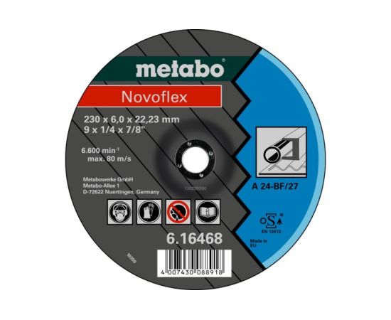 Шлифовальный круг Metabo NOVOFLEX SF 27 230x6x22.23 мм (616468000)