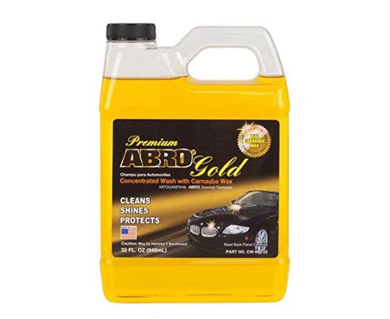 Autoshampoo with carnauba wax gold ABRO CW-990-32 946 ml