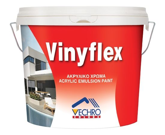 საღებავი წყალემულსიური ფასადისთვის Vechro Vinyflex Acrylic 3 ლ
