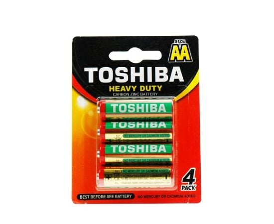 ელემენტი Toshiba Heavy Duty R6KG BP-4 AA Carbon Zinc 4 ც