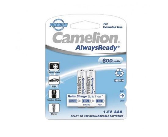 Rechargeable battery Camelion AlwaysReady NH-AAA600ARBP2 AAA 600 mAh Ni-Mh 2 pcs