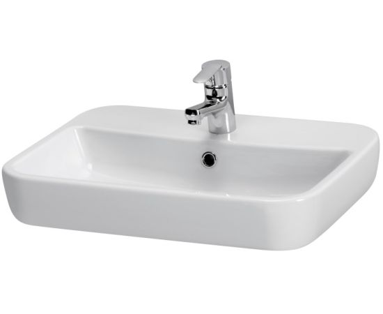 Washbasin built-in Cersanit CASPIA 60 SQUARE white