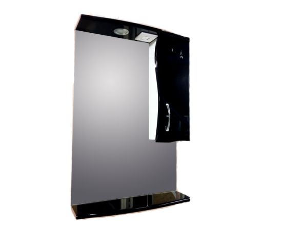 თარო  Sanservice Standard Z56-ХВ სარკით და კარადით შავი
