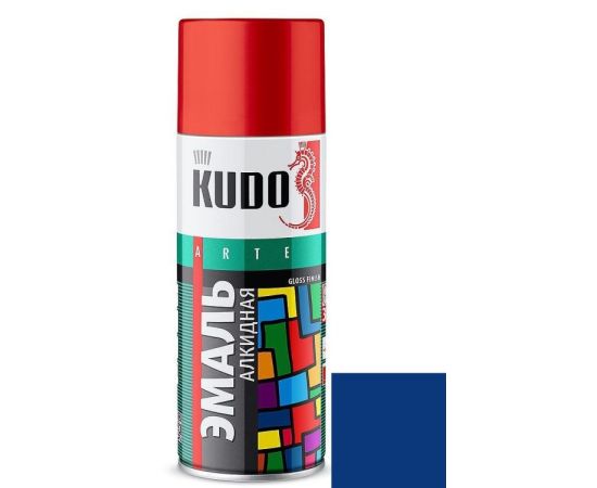 ემალი უნივერსალური Kudo KU-10112 Ral 5002 ულტრამარინი ლურჯი 520 მლ