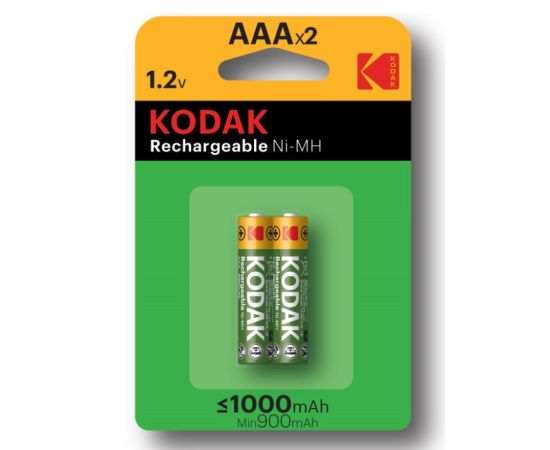 დასატენი ელემენტი Kodak AAA 1000mAh 2 ც.