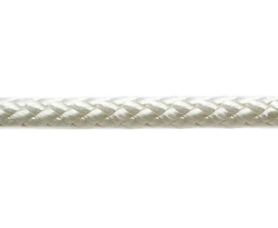 Cord braided ergonomic 16-strand Tech-Krep PP 6 mm 20 m white (140343)