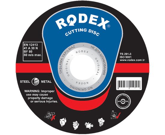 Cutting disc for metal Rodex SRM2230 230x2x22 mm