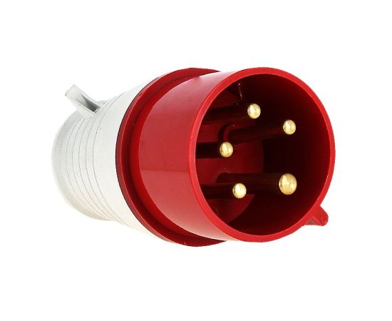 Electrical plug EKF 015 3Р+РЕ+N 16А 380V IP44