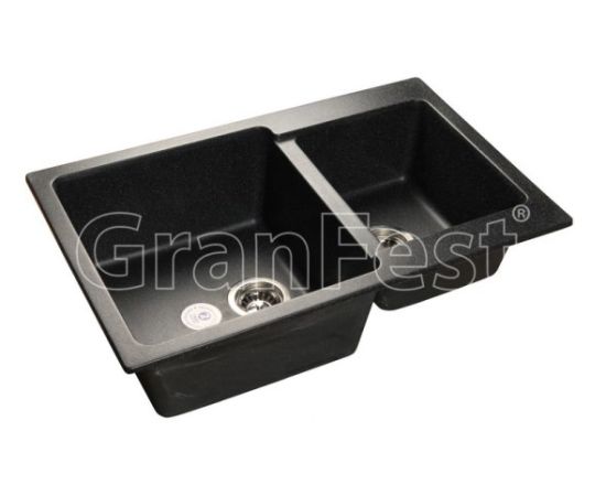Marble sink GRANFEST 780x510 mm black