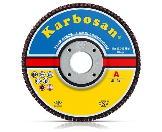 Круг лепестковый Karbosan 930360 180x22 мм 80