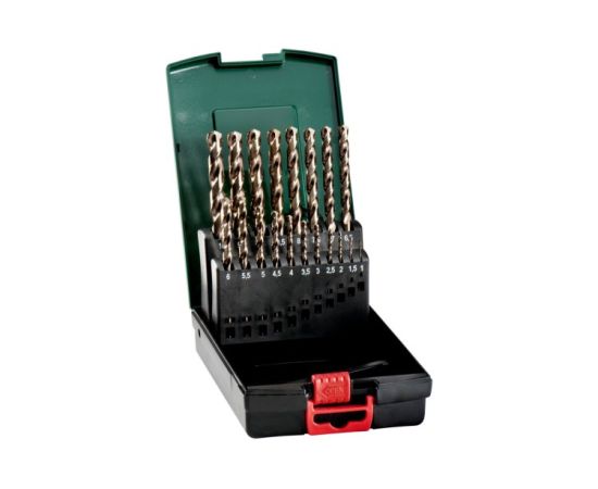 Set of drills for metal Metabo HSS-CO 1-10 mm 19 pcs (627121000)
