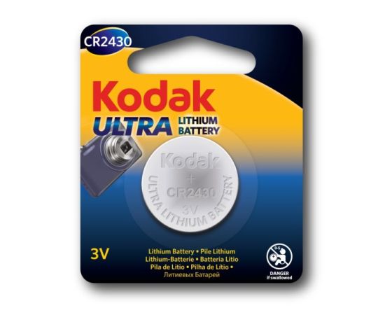 ელემენტი Kodak Ultra 30414754 CR2430 Lithium 3V 1 ც