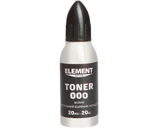კოლერი Element decor Toner 000 თეთრი 20 მლ