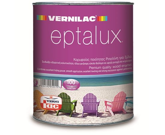 Oil paint Vernilac Eptalux Mat 0.75 l white