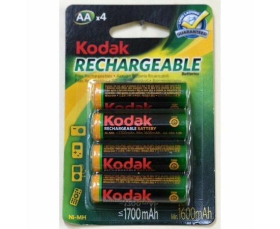 დასატენი ელემენტი Kodak AA 1700mAh 4 ცალი