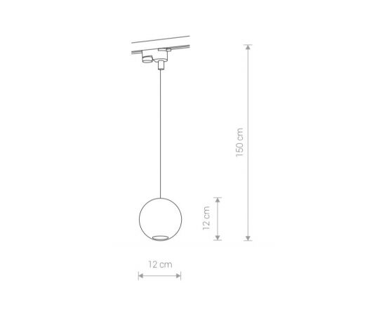 Подвес NOWODVORSKI 9335 PROFILE BUBBLE WHITE GU10 LED MAX 1x 35W