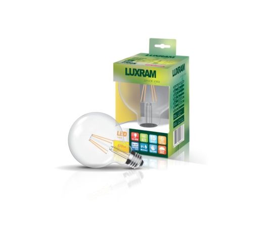 ნათურა Luxram Filament  LED Globe 8W E27 2700K