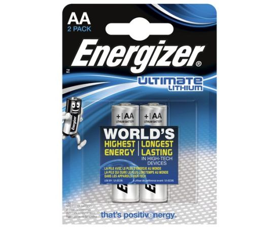 Battery Energizer AA Ultimate Lithium 2 pcs
