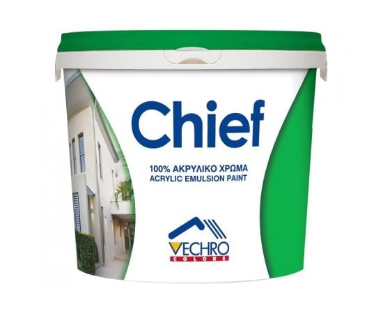 საღებავი წყალემულსიური ფასადისთვის Vechro Chief Acrylic 0.75 ლ