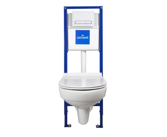 Toilet-Set Cersanit CITY NEW CLEAN ON white