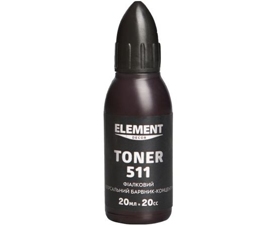 კოლერი Element decor Toner 511 იისფერი 20 მლ