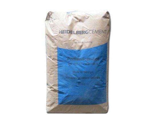 ცემენტი Heidelberg Cement CEM I 42.5 M500 50 კგ