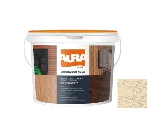 Decorative protective agent for wood Eskaro Aura ColorWood Aqua 9 l colorless