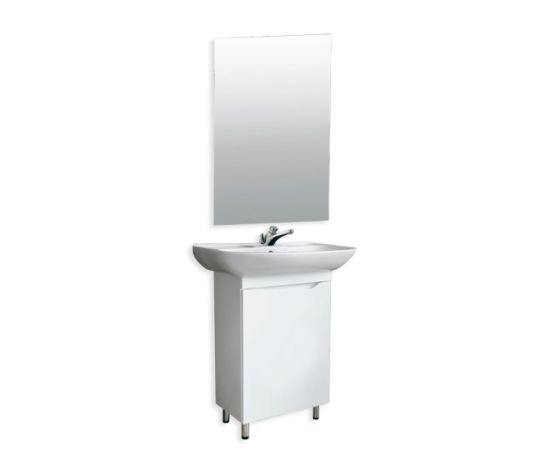 Furniture set for a bathroom of "Lima-50" with mirror m-434 TC 600x450 mm