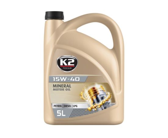Motor oil K2 Mineral 15W-40 5 l (O14B0005)