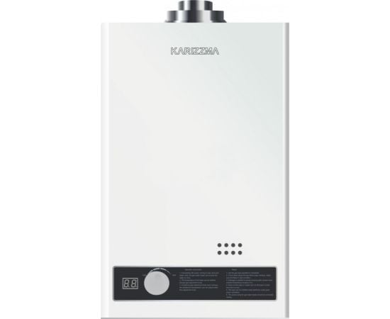 Gas water heater KARIZZMA H-10 (10L/min) with chimney pipe