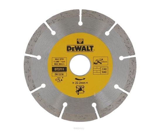 Diamond blade DeWalt DT3711 125x22.2 mm