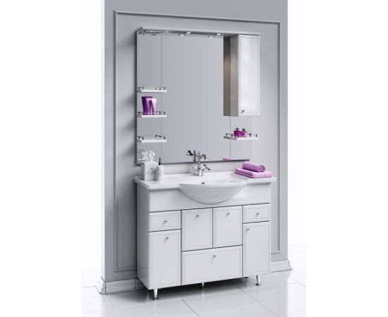 Sink cabinet with washbasin Aqwella Barcelona Lux 105 Ba-L.01.10.К