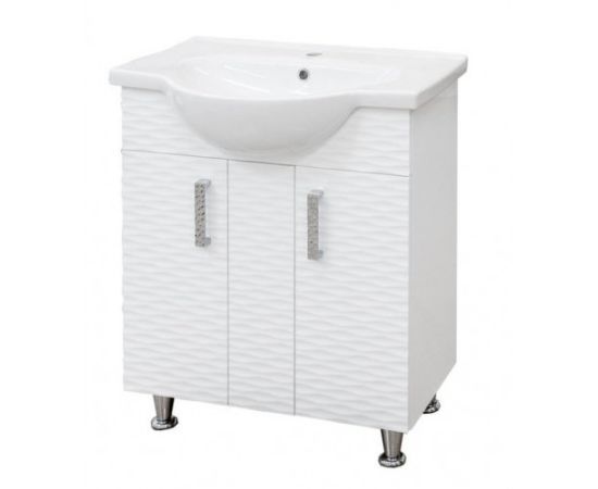 Sink cabinet with washbasin Sanservice 3D 70
