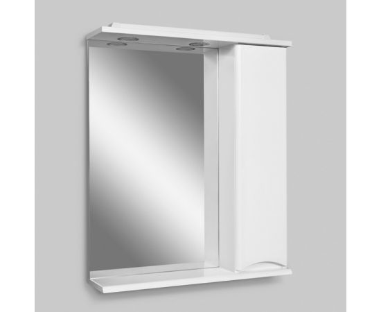 Зеркало частично-зеркальный шкаф с подсветкой AM.PM Like белый 65 см