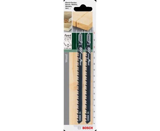Jigsaw blade for wood Bosch HCS T 344 D 152 mm 2 pcs (2609256720)